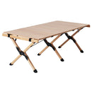 Gardeon Outdoor Furniture Wooden Egg Roll Picnic Table Camping Desk 120CM - RnR Galore