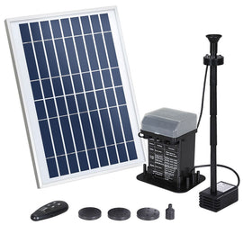 Gardeon Solar Pond Pump Submersible Fountain with Battery Kit LED Lights 5.2FT - RnR Galore