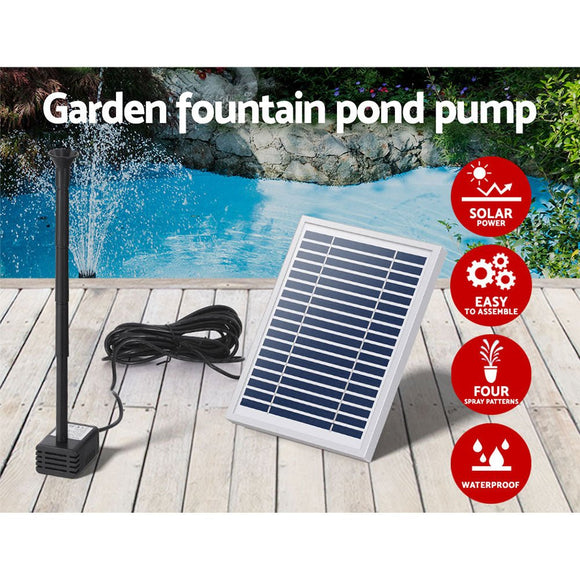 Gardeon Solar Pond Pump Submersible Water Fountain Kit 4.4FT - RnR Galore