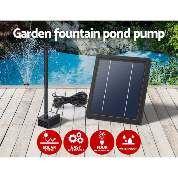 Gardeon Solar Pond Pump Submersible Water Fountain Kit 6.1FT - RnR Galore