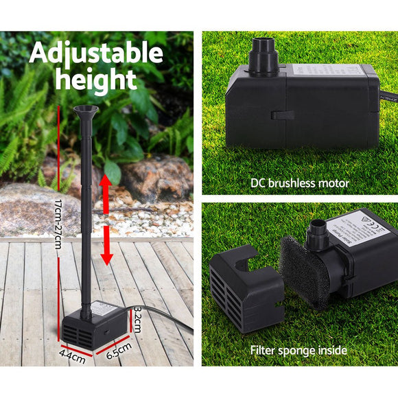 Gardeon Solar Pond Pump Submersible Water Fountain Kit 6.1FT - RnR Galore