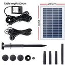Gardeon Solar Pond Pump Submersible Water Fountain with Battery LED Lights 4.4FT - RnR Galore