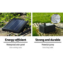 Gardeon Solar Water Feature Cascading Fountain 3 - Tier Pot LED Lights 76CM Grey - RnR Galore