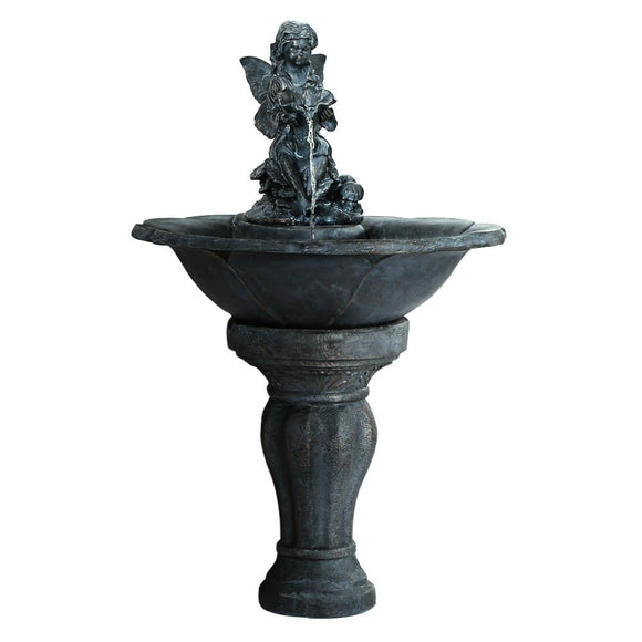 Gardeon Solar Water Feature with LED Lights Angel 94cm - RnR Galore