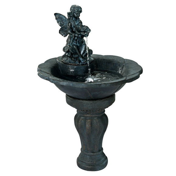 Gardeon Solar Water Feature with LED Lights Angel 94cm - RnR Galore
