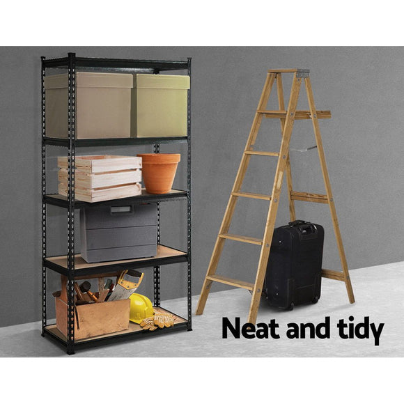 Giantz 1.8M Garage Shelving Warehouse Rack Pallet Racking Storage Shelf Charcoal - RnR Galore