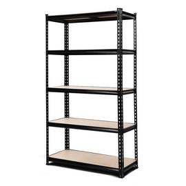 Giantz 1.8M Garage Shelving Warehouse Rack Pallet Racking Storage Shelve Black - RnR Galore