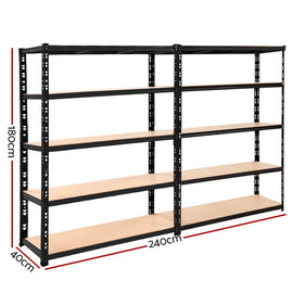 Giantz 2.4Mx1.8M Garage Shelving Warehouse Rack Pallet Racking Storage Shelve - RnR Galore