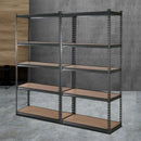 Giantz 2x1.8M Garage Shelving Warehouse Rack Pallet Racking Storage Charcoal - RnR Galore