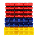 Giantz 48 Storage Bin Rack Wall Mounted Peg Board - RnR Galore