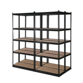 Giantz 4x1.5M Garage Shelving Warehouse Rack Pallet Racking Storage Shelve Black - RnR Galore