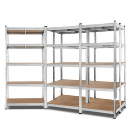 Giantz 5x1.8M Garage Shelving Warehouse Rack Pallet Racking Storage Shelf Silver - RnR Galore