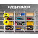 Giantz 5x1.8M Garage Shelving Warehouse Rack Pallet Racking Storage Shelf Silver - RnR Galore