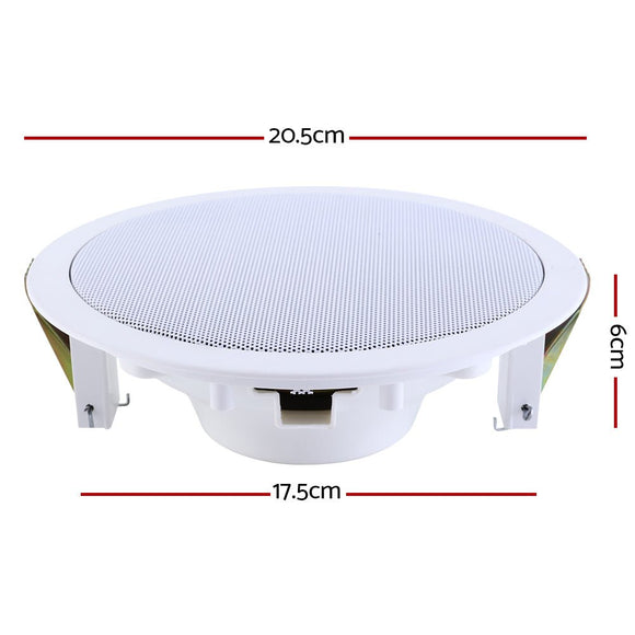 Giantz 6 Inch Ceiling Speakers In Wall Speaker Home Audio Stereos Tweeter 6pcs - RnR Galore