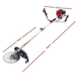 Giantz 62CC Pole Circular Saw Petrol Brush Cutter Whipper Snipper 7 - in - 1 - RnR Galore