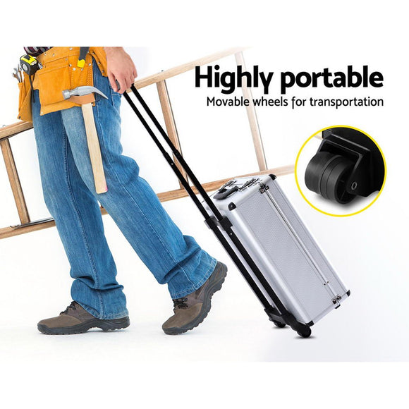 Giantz 786pcs Tool Kit Trolley Case Mechanics Box Toolbox Portable DIY Set - RnR Galore