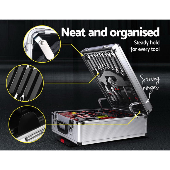 Giantz 786pcs Tool Kit Trolley Case Mechanics Box Toolbox Portable DIY Set - RnR Galore