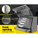 Giantz Aluminium Ute Tool Box Drawers Storage Truck Trailer Lock - RnR Galore