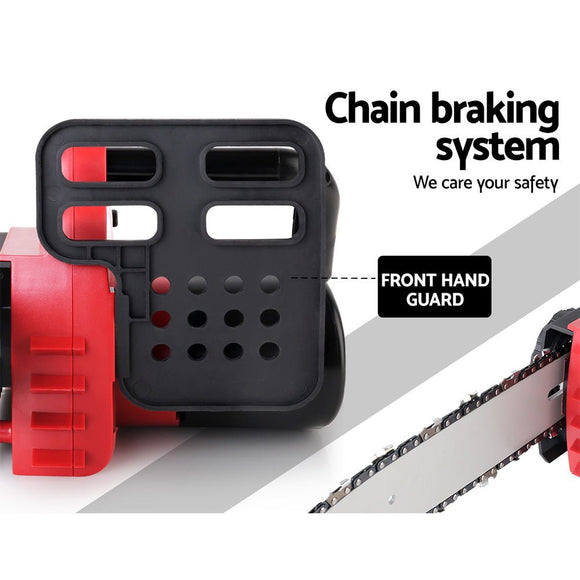 Giantz Chainsaw 10" 20V Cordless Saw Electric Battery Rechargeable,Giantz Chainsaw Electric Cordless 20V 10" Saw Wood Cutter Pruner Li - lon Battery - RnR Galore