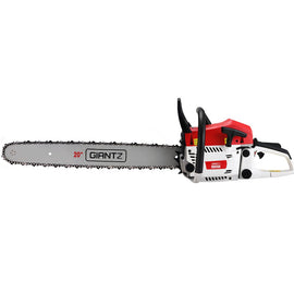 Giantz Chainsaw Petrol 62CC 20" Bar Commercial E - Start Pruning Chain Saw Spark Plug - RnR Galore