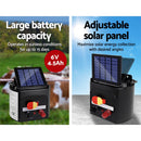 Giantz Fence Energiser 3KM Solar Powered Electric 1200M Poly Tape - RnR Galore