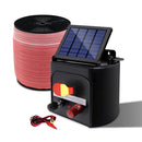 Giantz Fence Energiser 5KM Solar Powered Electric 1200M Poly Tape - RnR Galore