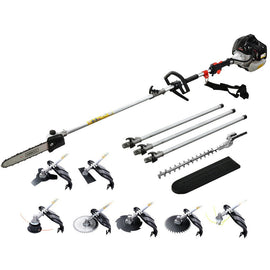 Giantz Pole Chainsaw Hedge Trimmer Brush Cutter Whipper Snipper 9 IN 1 MultiTool - RnR Galore