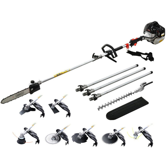Giantz Pole Chainsaw Hedge Trimmer Brush Cutter Whipper Snipper 9 IN 1 MultiTool - RnR Galore
