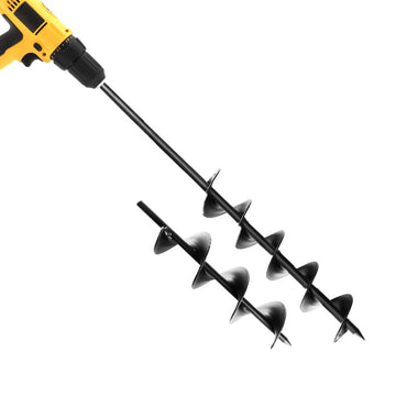 Giantz Power Garden Spiral Auger Hole Digger Earth Drill Bit Φ75x300 & 600mm - RnR Galore