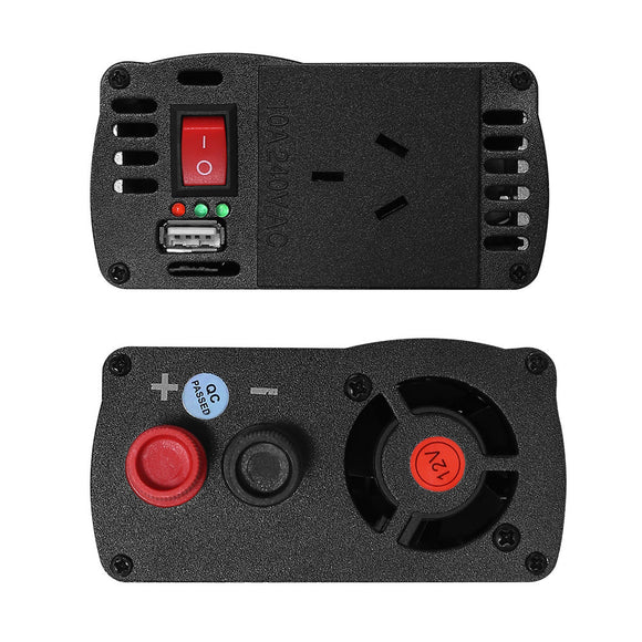Giantz Power Inverter 600W/1200W 12V to 240V Pure Sine Wave Camping Car Boat - RnR Galore