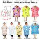 Girls Comfy Warm Blanket Hoodie with Sherpa Fleece Reverse Koala - RnR Galore