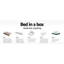 Giselle Bedding 25cm Mattress Green Tea Foam Queen - RnR Galore