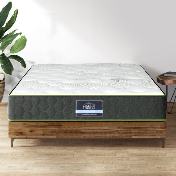 Giselle Bedding 25cm Mattress Green Tea Foam Queen - RnR Galore