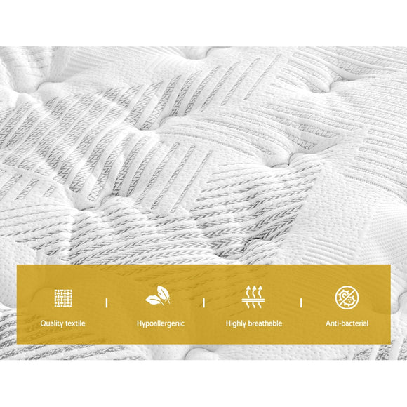 Giselle Bedding 25cm Mattress Green Tea Foam Single - RnR Galore
