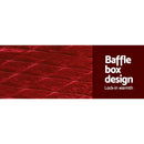 Giselle Bedding Faux Mink Quilt Burgundy King - RnR Galore