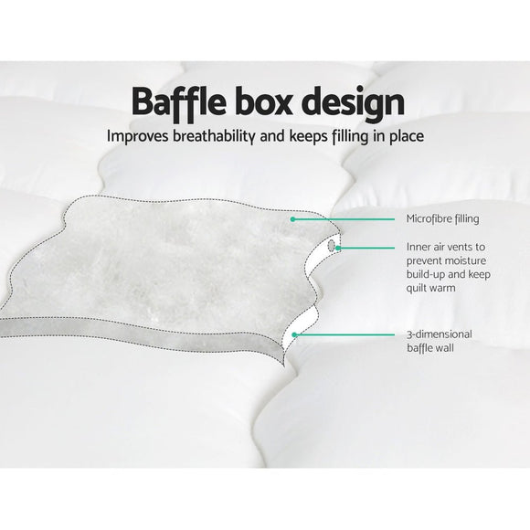 Giselle Bedding Mattress Topper Pillowtop - King - RnR Galore