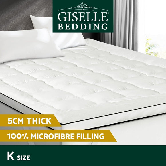 Giselle Bedding Mattress Topper Pillowtop - King - RnR Galore