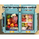 Glacio 50L Portable Fridge Freezer Cooler Camping 12V/24V/240V Caravan Car - RnR Galore