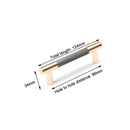 Gold Solid Modern Design Furniture Kitchen Cabinet Handles Drawer Bar Handle Pull 96mm - RnR Galore