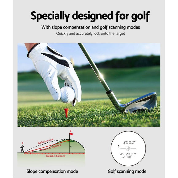 Golf Laser Range Finder 600M Hunting Rangefinder Distance Height Speed Measure - RnR Galore
