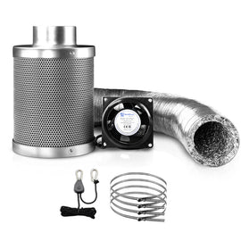 Green Fingers 4"Ventilation Kit Fan Hydroponics Grow Tent Kit Carbon Filter Duct,Green Fingers 4"Ventilation Kit Fan Hydroponics Grow Tent Kit Carbon Filter Duct - RnR Galore