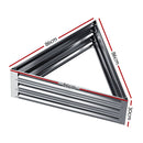 Green Fingers Garden Bed 86x86x30cm Planter Box Raised Container Galvanised Herb - RnR Galore