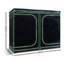 Green Fingers Grow Tent 240x120x200CM Hydroponics Kit Indoor Plant Room System - RnR Galore