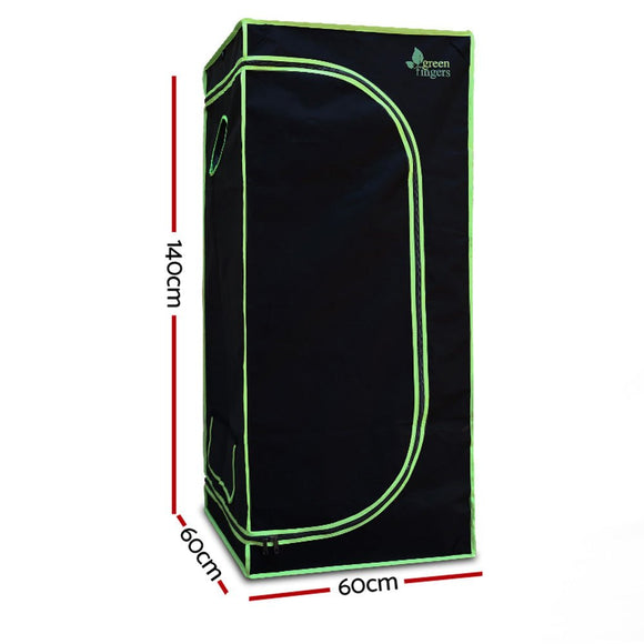Green Fingers Grow Tent Light Kit 60x60x140CM 600W LED 4" Vent Fan,Green Fingers Grow Tent Light Kit LED 600W Full Spectrum 4" Vent 60x60x140CM - RnR Galore