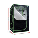 Greenfingers Grow Tent Light Kit 120x120x200CM 1200W LED 6" Vent Fan,Greenfingers Grow Tent Light Kit LED 1200W Full Spectrum 6" Vent 120x120x200CM - RnR Galore