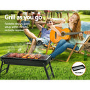 Grillz BBQ Grill Charcoal Smoker Foldable - RnR Galore