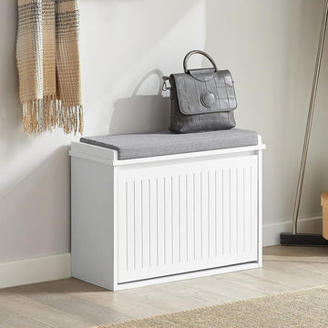 Hallway Shoe Bench Rack Cabinet Seat Cushion - RnR Galore