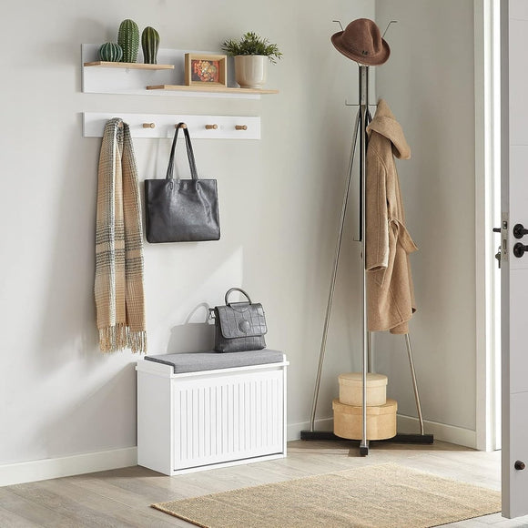 Hallway Shoe Bench Rack Cabinet Seat Cushion - RnR Galore