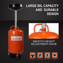 HORUSDY 80L Mobile Waste Oil Drainer Telescopic Workshop Fluid Collection Tank - RnR Galore