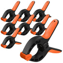 HORUSDY 8Pc Spring Clamp Set Quick Grip Plastic Non - Slip Nylon Clips Woodworking - RnR Galore